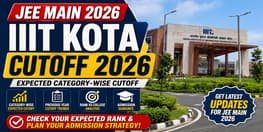 IIIT Kota JEE Main expected cutoff rank 2026